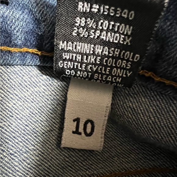 Focus Jeans Men’s Bandana Patches And Stripes Slim Fit Size 29x30 Distressed. - Picture 7 of 8